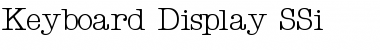 Download Keyboard Display SSi Font Download Keyboard Display SSi Font