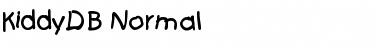 Download KiddyDB Font Download KiddyDB Font