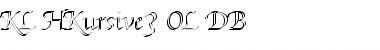 Download KL HKursive3 OL DB Font Download KL HKursive3 OL DB Font