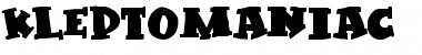 Download Kleptomaniac Font Download Kleptomaniac Font