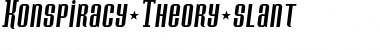 Download Konspiracy Theory slant Font Download Konspiracy Theory slant Font