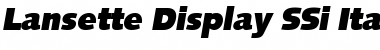 Download Lansette Display SSi Font Download Lansette Display SSi Font