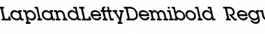 Download LaplandLeftyDemibold Font Download LaplandLeftyDemibold Font