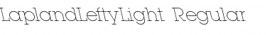 Download LaplandLeftyLight Font Download LaplandLeftyLight Font