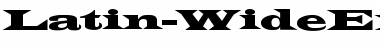 Download Latin-WideExt-Normal Font Download Latin-WideExt-Normal Font