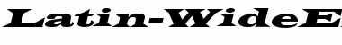 Download Latin-WideExtObl-Normal Font Download Latin-WideExtObl-Normal Font