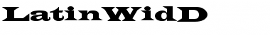 Download LatinWidD Font Download LatinWidD Font