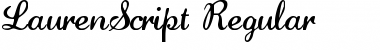 Download LaurenScript Font Download LaurenScript Font