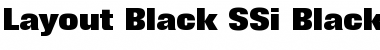 Download Layout Black SSi Font Download Layout Black SSi Font