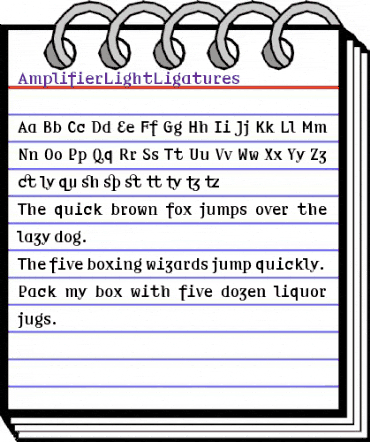 Amplifier Regular animated font preview