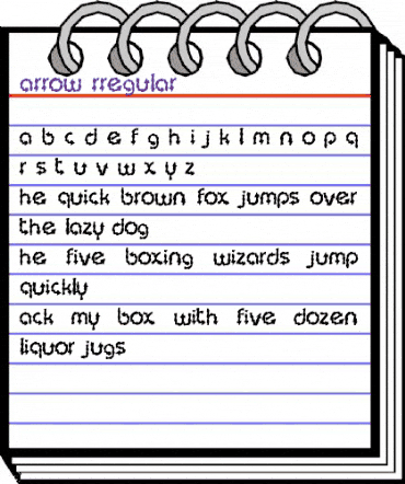 New Regular animated font preview