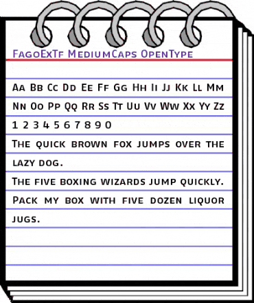 FagoExTf MediumCaps animated font preview