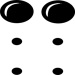 Braille- C Clip Art
