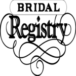 Bridal Registry Clip Art