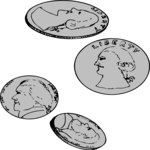 Coins 18 Clip Art