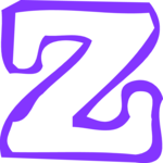Smudge Condensed Z 2 Clip Art