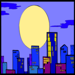 City Skyline 47 Clip Art