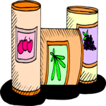 Canned Foods Clip Art