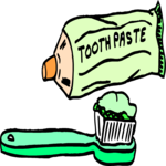 Toothbrush & Paste 5 Clip Art