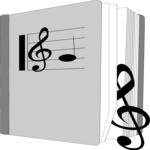 Book - Music 2 Clip Art