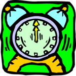 12 o'Clock - Alarm Clip Art