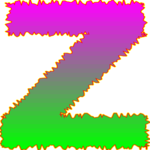 Sizzle Condensed Z 2 Clip Art