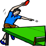 Ping Pong - Player 9 Clip Art