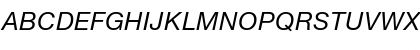 Helvetica Neue ET Pro 56 Italic Font