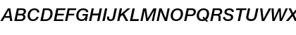 Helvetica Neue ET Pro 66 Medium Italic Font