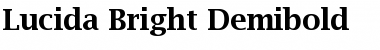 Lucida Bright Demibold Font