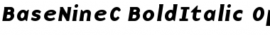 BaseNineC Font