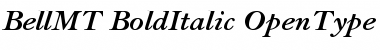 Bell MT Bold Italic Font
