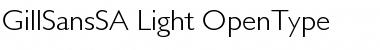 GillSans SA-Light Font