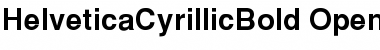 HelveticaCyrillicBold Regular Font
