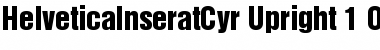 Helvetica Inserat Cyrillic Font