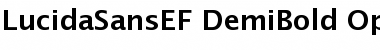 LucidaSansEF DemiBold Font
