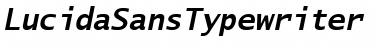 Lucida Sans Typewriter Font