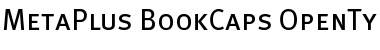 MetaPlus BookCaps Font