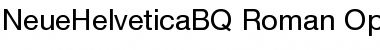 Neue Helvetica BQ Regular Font