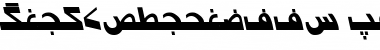 Urdu7ModernSSK Italic Font