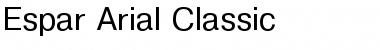Espar Arial Classic Font