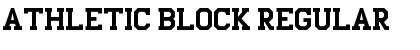 Athletic-Block Regular Font