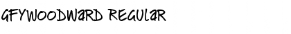 GFYWoodward Regular Font