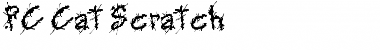 PC Cat Scratch Regular Font