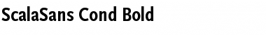 ScalaSans Cond Font