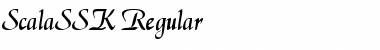 ScalaSSK Font