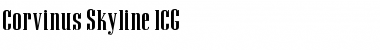 Corvinus Skyline ICG Regular Font