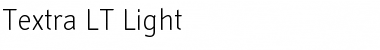 Textra LT Light Regular Font