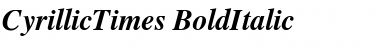 CyrillicTimes Font