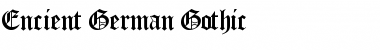 Encient German Gothic Regular Font